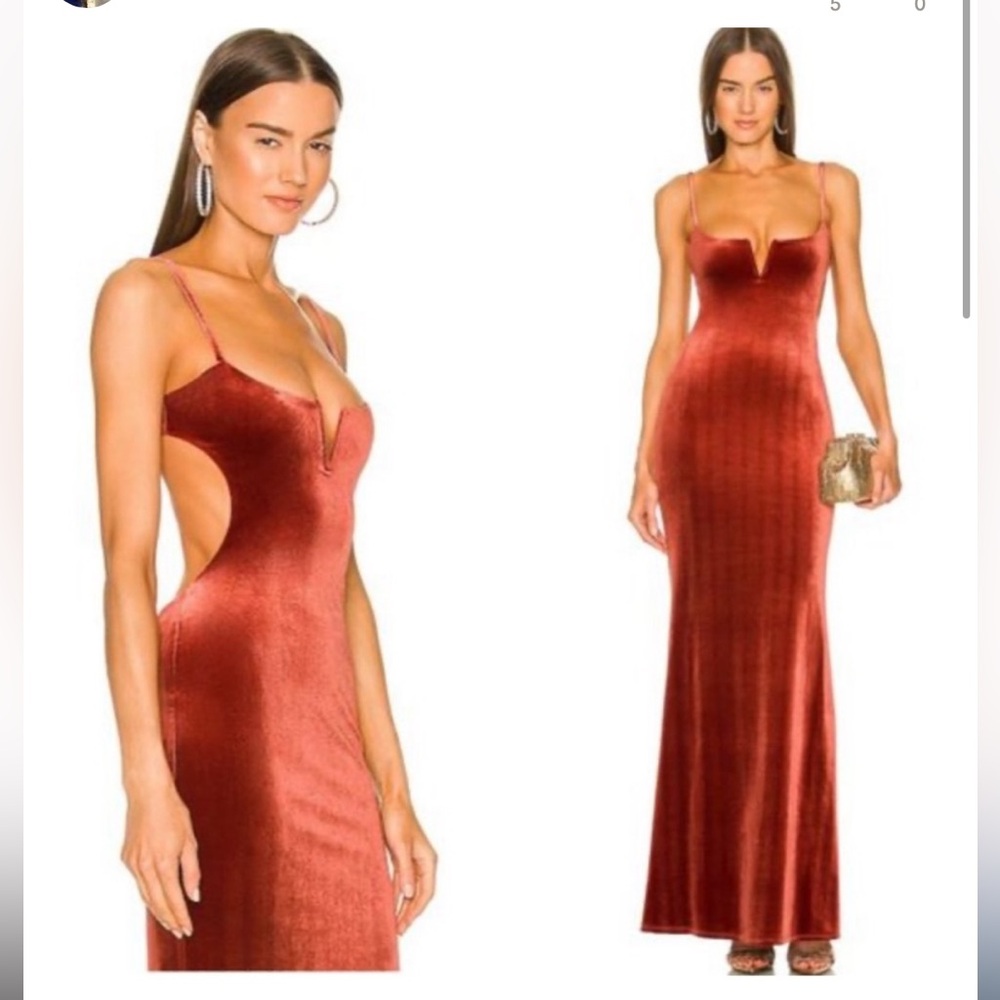 Michael Costello X REVOLVE Rowena backless dress